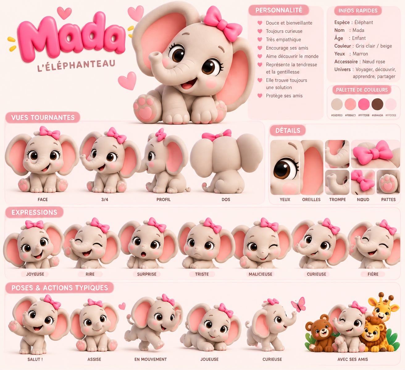Fiche personnage de Mada